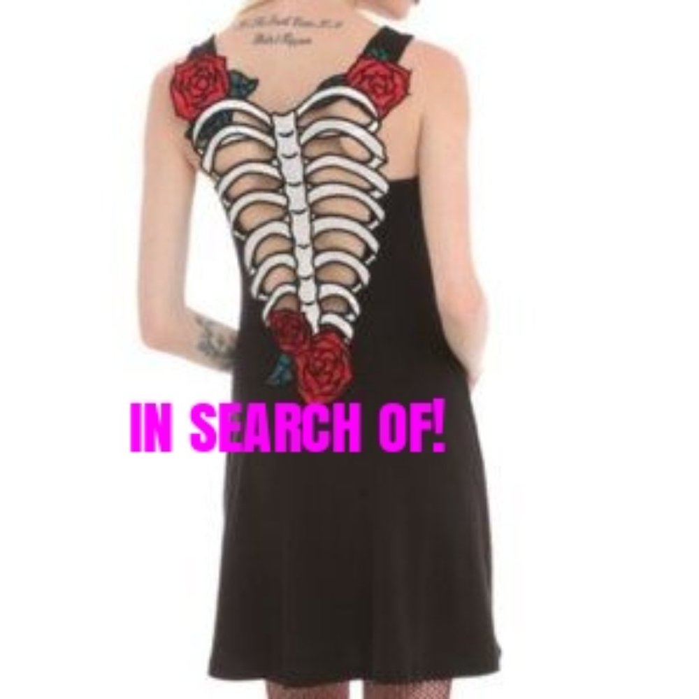 FOUND ISO! Hell Bunny Bones & Roses @seabreeze47 - Picture 2 of 6